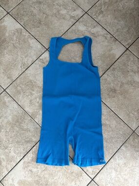 Jojo Boutique Bright Blue One-Piece Athletic Romper